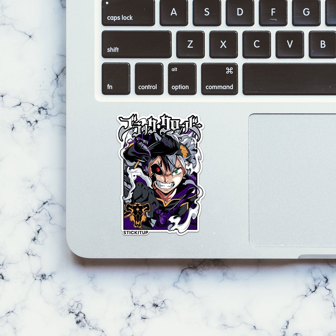 Asta The Devil Mode Sticker waterproof vinyl decal for laptop, bike, car & bottle