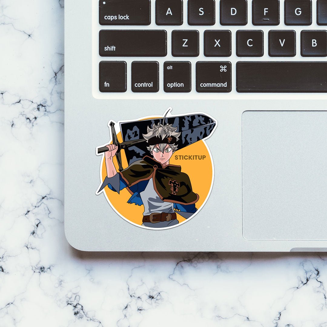 Asta The Warrior Sticker waterproof vinyl decal for laptop, bike, car & bottle