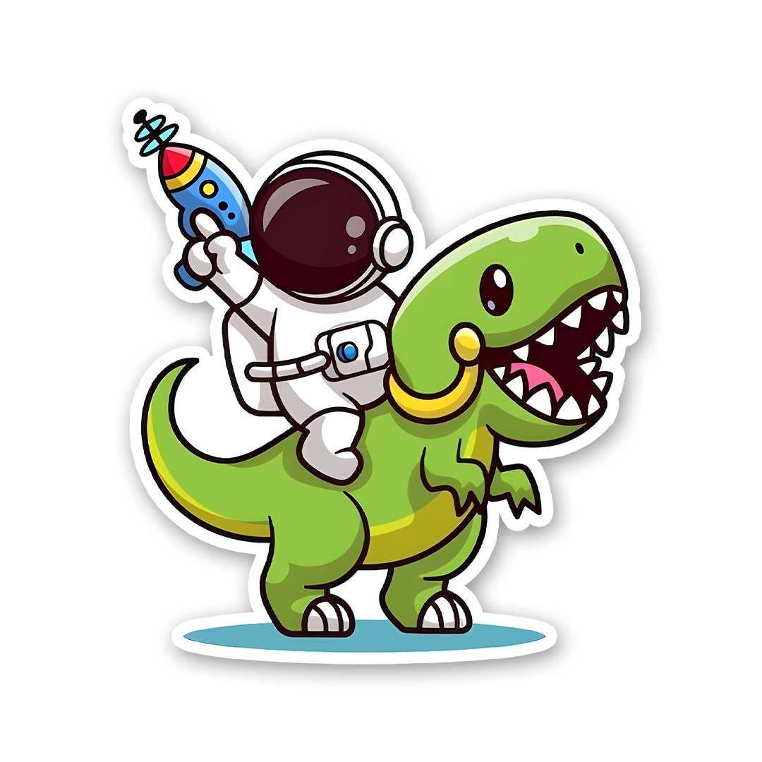 Astro Dino Sticker - STICK IT UP