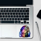 Astronaut Blue Cute Holographic Stickers
