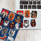 Attack on titan Mini Sticker Sheet waterproof vinyl decal for laptop, bike, car & bottle