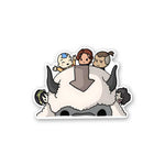 Avatar The Last Air Bender Cute Sticker Sticker waterproof vinyl decal for laptop, bike, car & bottle