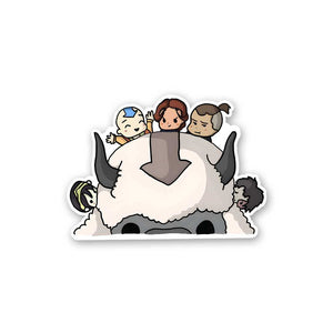 Avatar The Last Air Bender Cute Sticker Sticker waterproof vinyl decal for laptop, bike, car & bottle