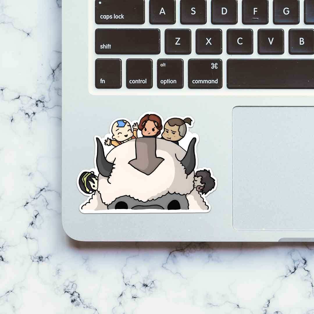 Avatar The Last Air Bender Cute Sticker Sticker waterproof vinyl decal for laptop, bike, car & bottle