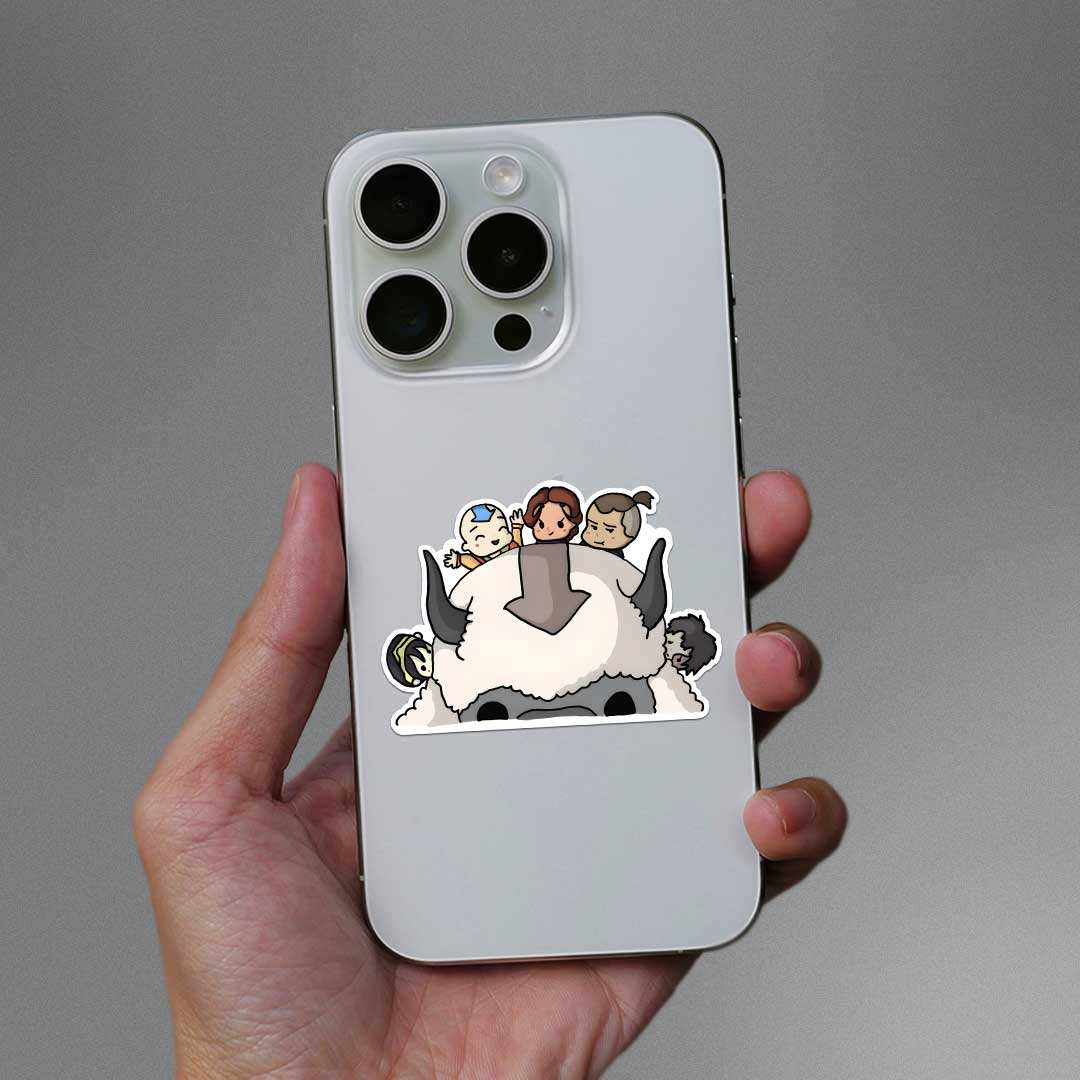 Avatar The Last Air Bender Cute Sticker Sticker waterproof vinyl decal for laptop, bike, car & bottle
