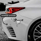 Awaazz Niche Bumper Sticker waterproof vinyl decal for laptop, bike, car & bottle