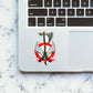 Axe Warrior Art Sticker