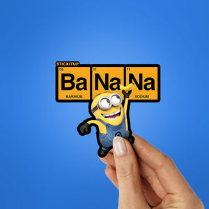 Ba Na Na Sticker waterproof vinyl decal for laptop, bike, car & bottle