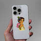 Baby Krishna With Lotus Glitter Sticker