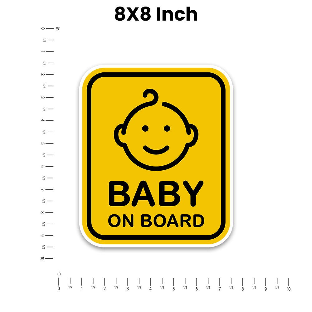 Baby On board 2.0 Bumper Sticker - STICK IT UP