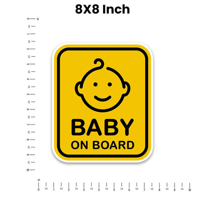 Baby On board 2.0 Bumper Sticker - STICK IT UP