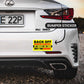 Back Off Bumper Sticker waterproof vinyl decal for laptop, bike, car & bottle