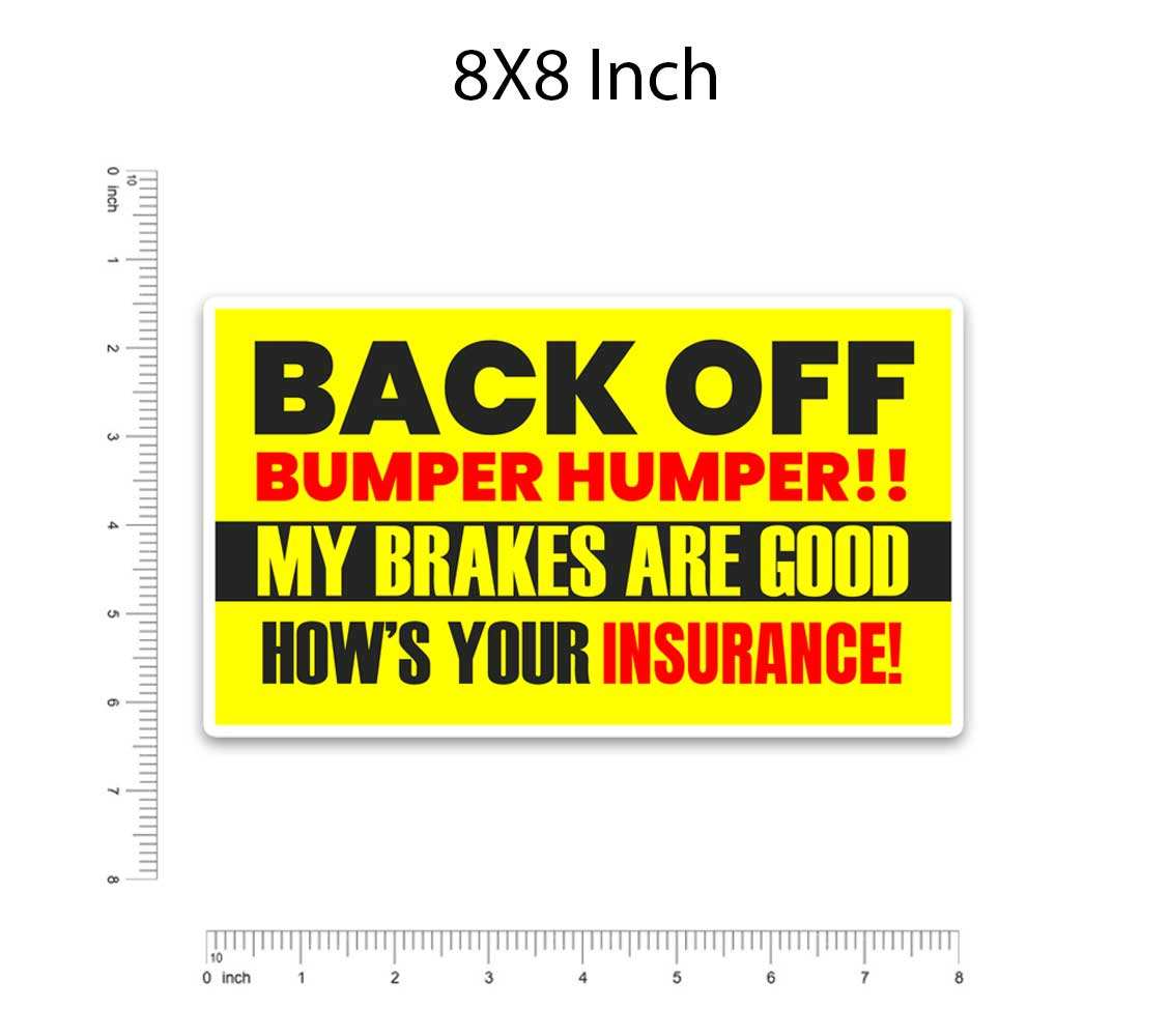 Back Off Bumper Sticker waterproof vinyl decal for laptop, bike, car & bottle
