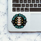 Bad Back Club Sticker waterproof vinyl decal for laptop, bike, car & bottle