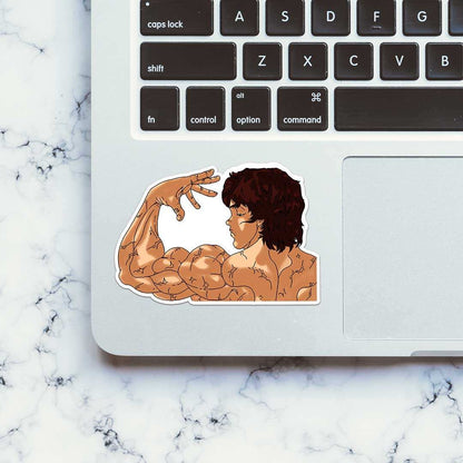 Baki Back Sticker - STICK IT UP