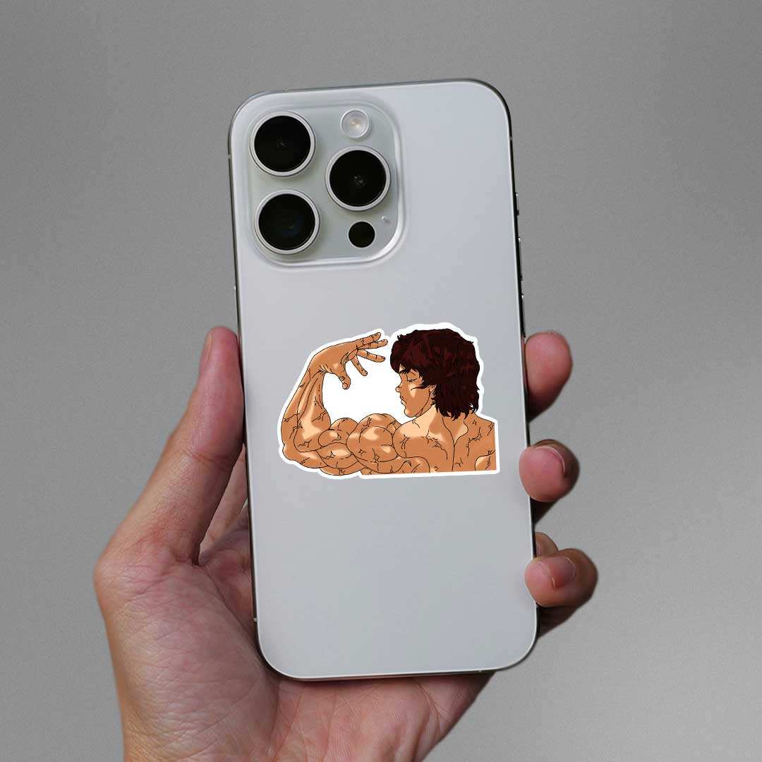 Baki Back Sticker - STICK IT UP