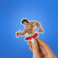 Baki Hanma Sticker waterproof vinyl decal for laptop, bike, car & bottle