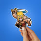 BARBARIAN Sticker waterproof vinyl decal for laptop, bike, car & bottle