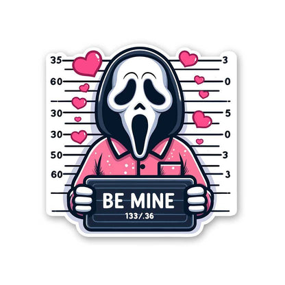 Be Mine Sticker waterproof vinyl decal for laptop, bike, car & bottle