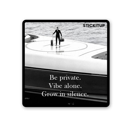 Be Private Sticker - STICK IT UP