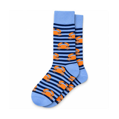 Beach Crab Unisex Socks, Crew Length - Socks | STICK IT UP