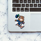 Bear Essentials Sticker waterproof vinyl decal for laptop, bike, car & bottle