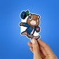 Bear Essentials Sticker waterproof vinyl decal for laptop, bike, car & bottle