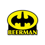 Beerman Sticker waterproof vinyl decal for laptop, bike, car & bottle