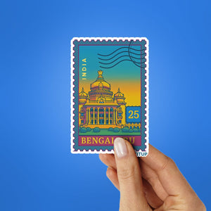 BENGALURU STAMP Sticker waterproof vinyl decal for laptop, bike, car & bottle