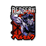 Berserk Sticker waterproof vinyl decal for laptop, bike, car & bottle