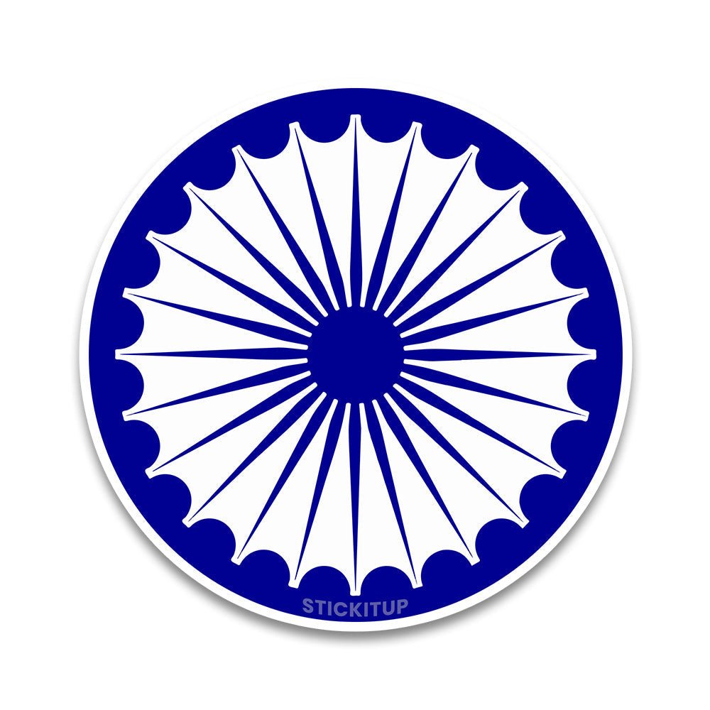 Bharat Chakra Bumper Sticker - STICK IT UP