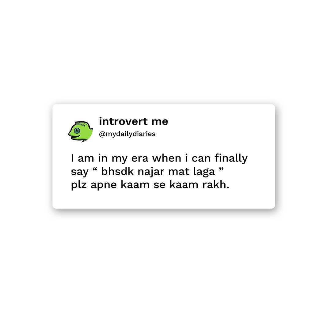Bhsdk Najar Mat Laga Sticker - Stickers | STICK IT UP
