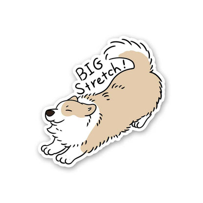 Big Stretch Sticker waterproof vinyl decal for laptop, bike, car & bottle