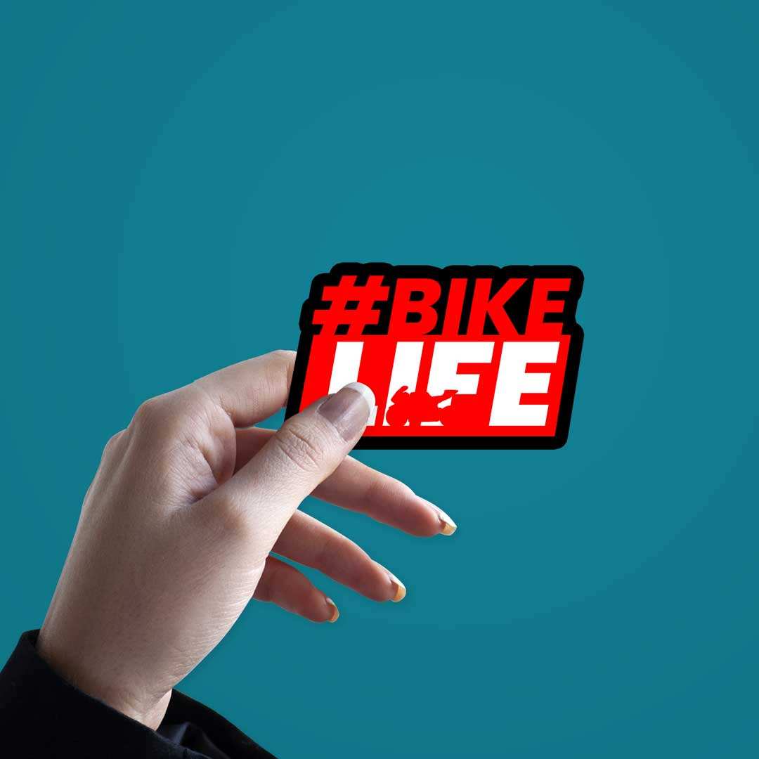 Bike Life Sticker waterproof vinyl decal for laptop, bike, car & bottle