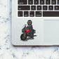 Biker Boy Sticker waterproof vinyl decal for laptop, bike, car & bottle