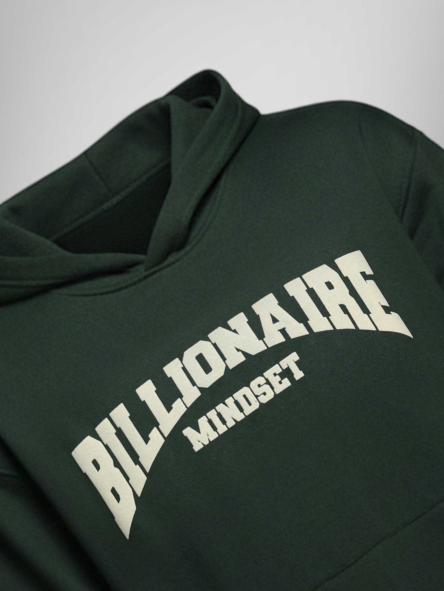 BILLIONAIRE MINDSET HOODIE waterproof vinyl decal for laptop, bike, car & bottle