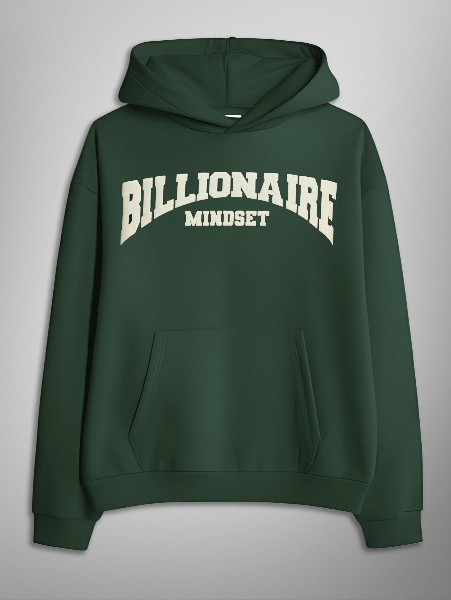 BILLIONAIRE MINDSET HOODIE waterproof vinyl decal for laptop, bike, car & bottle
