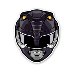 Black Ranger Sticker waterproof vinyl decal for laptop, bike, car & bottle