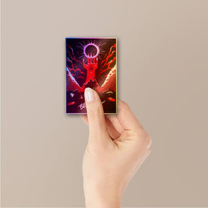 Black Swordsman War Holographic Stickers - Holographic stickers | STICK IT UP