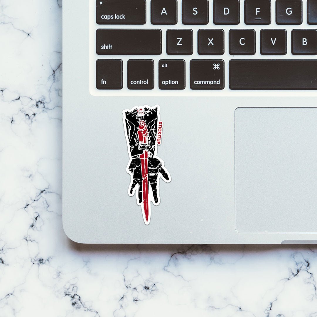 BLADE OF SHADOWS Sticker waterproof vinyl decal for laptop, bike, car & bottle