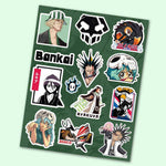 Bleach Mini Sticker Sheet waterproof vinyl decal for laptop, bike, car & bottle