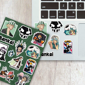 Bleach Mini Sticker Sheet waterproof vinyl decal for laptop, bike, car & bottle