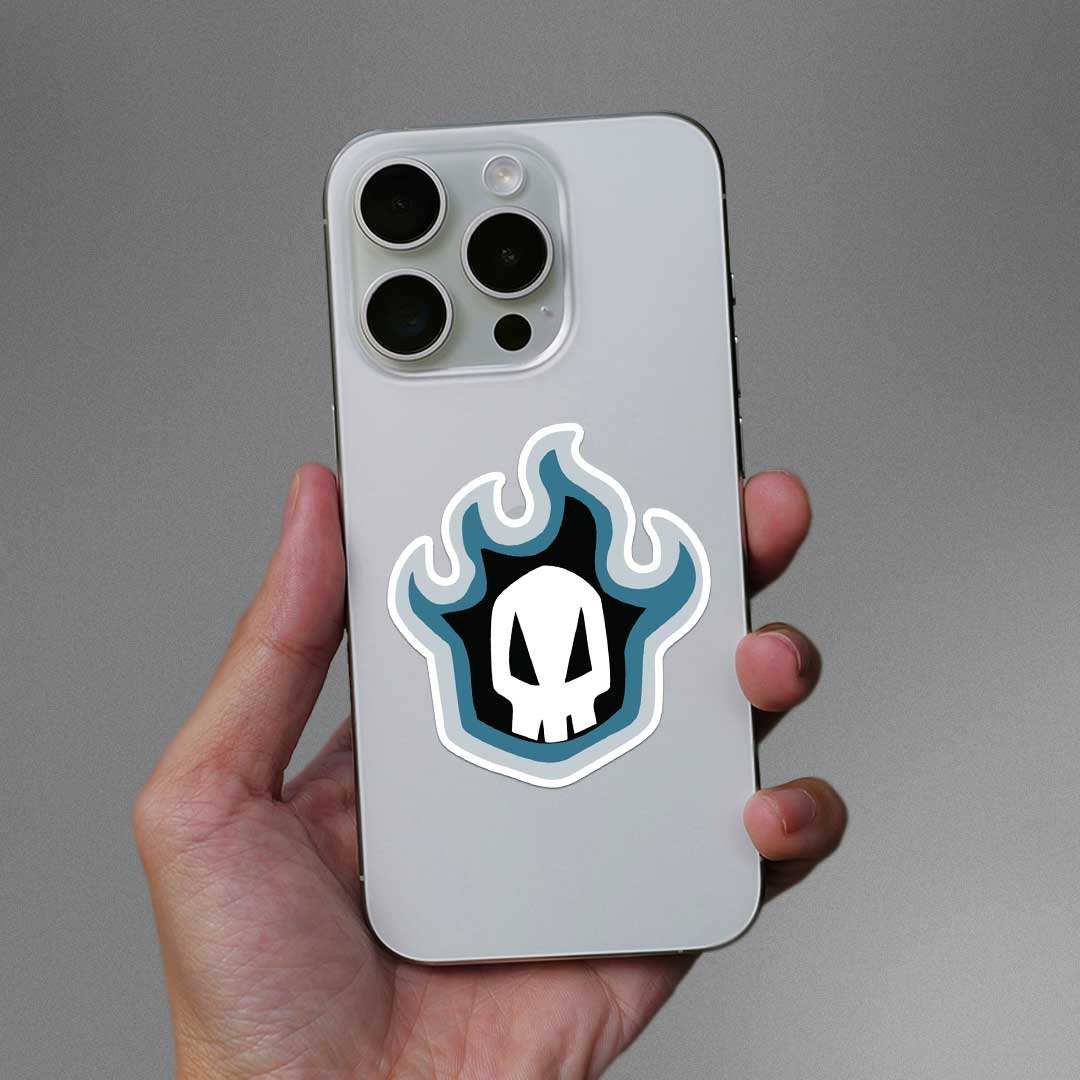 Bleach Skull Sticker - STICK IT UP