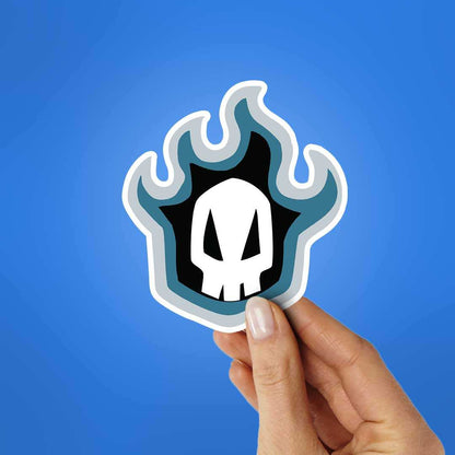Bleach Skull Sticker - STICK IT UP