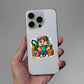 BLOCKY STEVE Sticker waterproof vinyl decal for laptop, bike, car & bottle