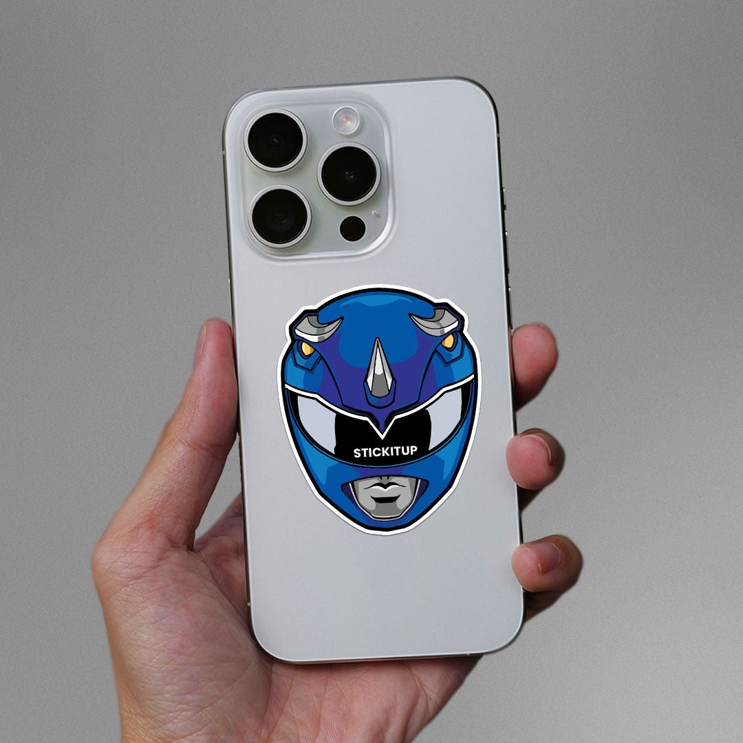 Blue Ranger Sticker waterproof vinyl decal for laptop, bike, car & bottle