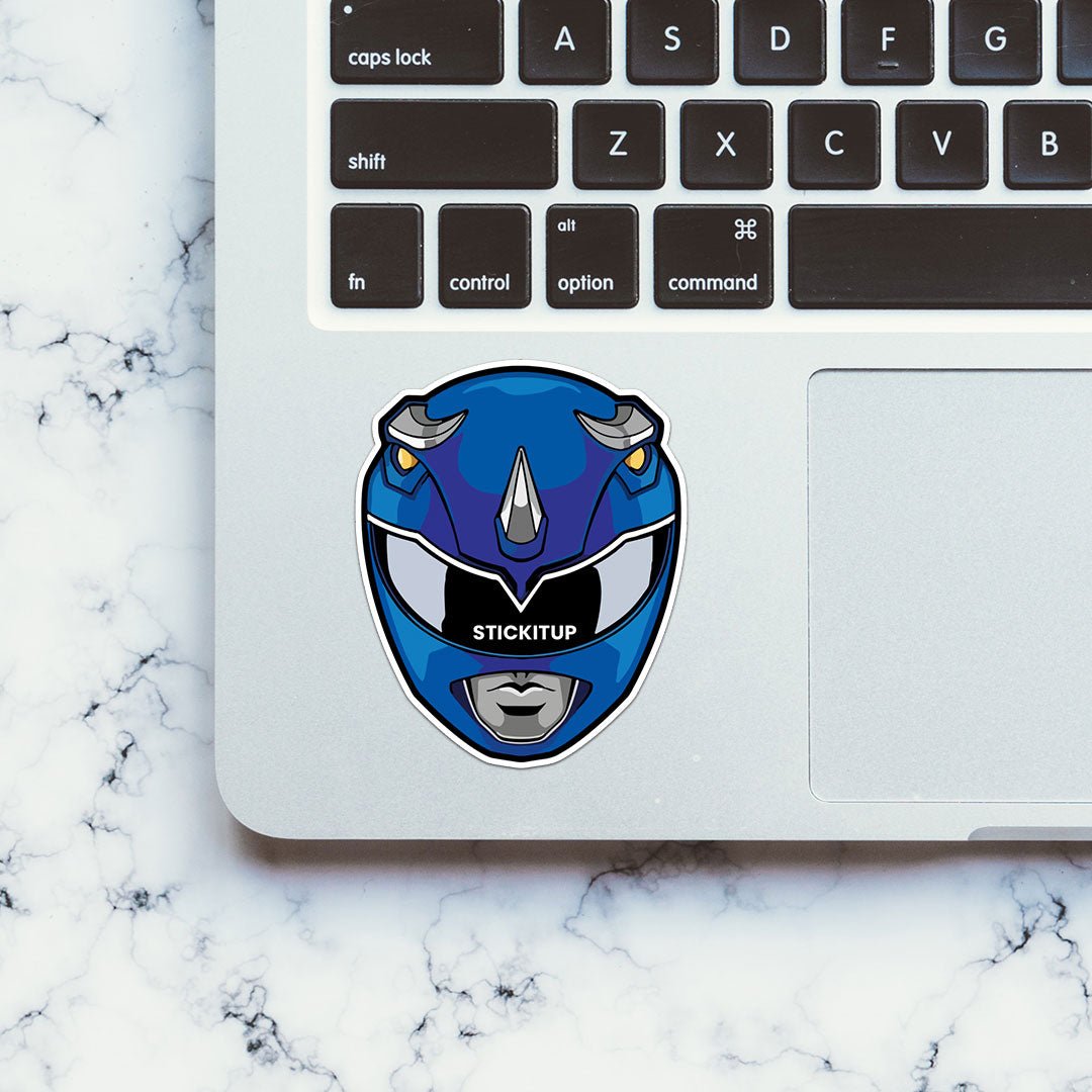 Blue Ranger Sticker waterproof vinyl decal for laptop, bike, car & bottle