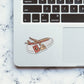 Boarding Pass Glitter Sticker waterproof vinyl decal for laptop, bike, car & bottle