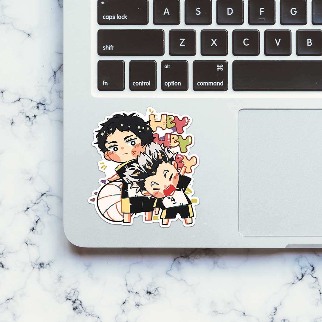 Bokuaka Sticker waterproof vinyl decal for laptop, bike, car & bottle