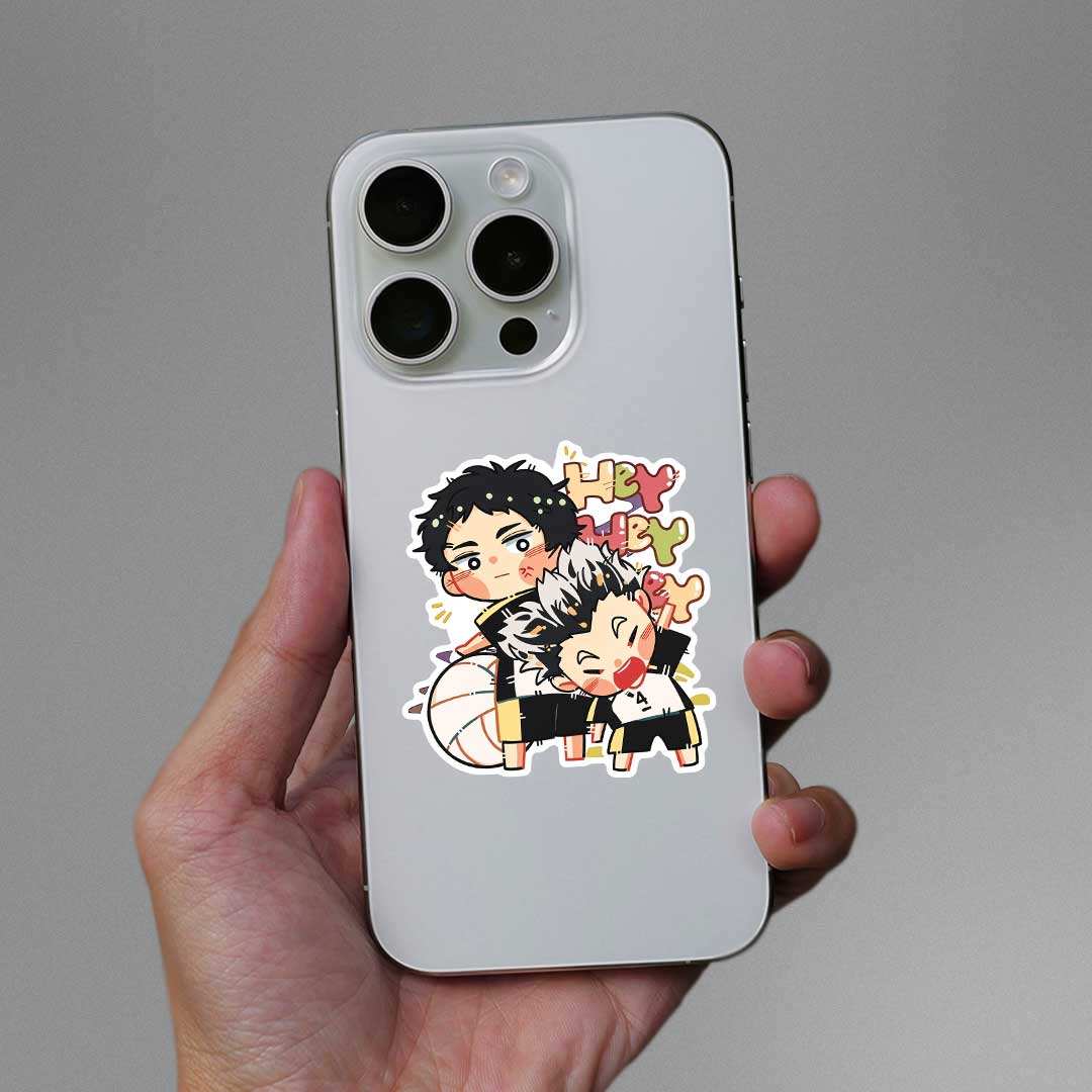 Bokuaka Sticker waterproof vinyl decal for laptop, bike, car & bottle